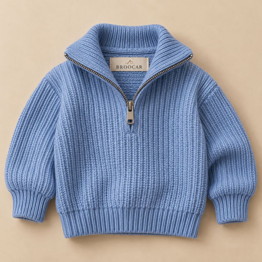 Half-Zip Knit Sweater