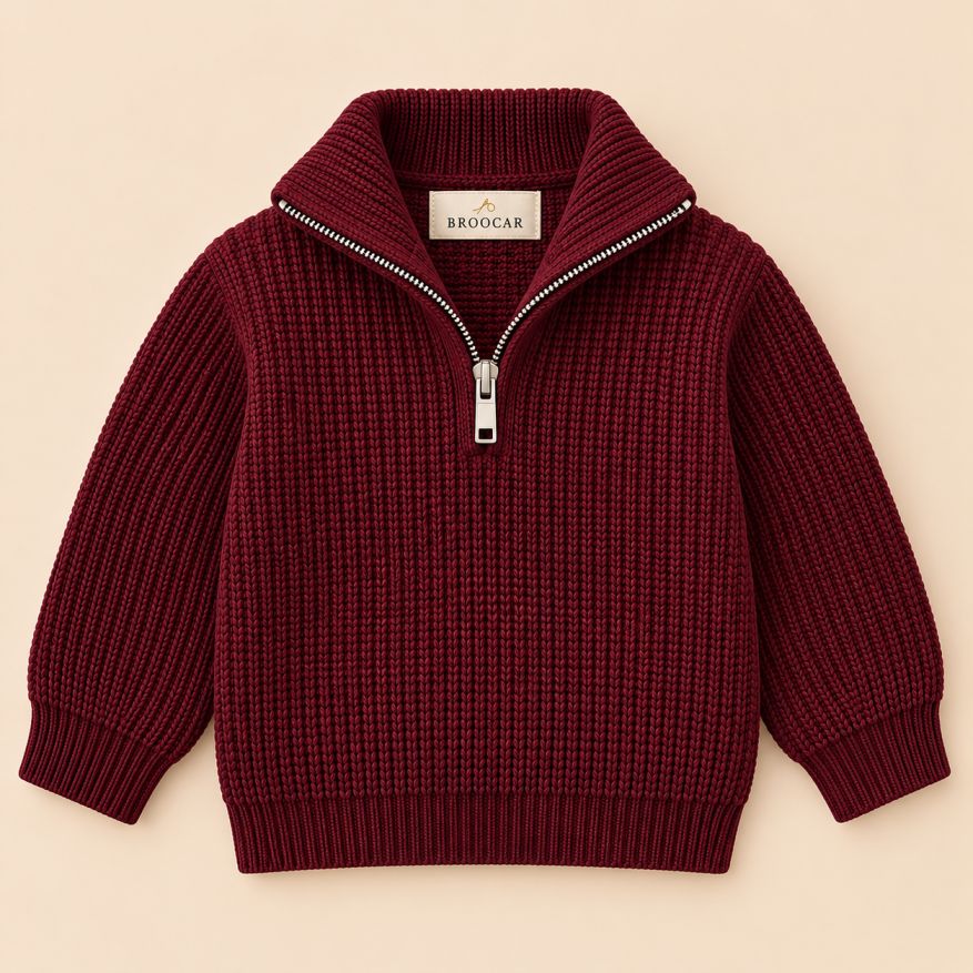 Half-Zip Knit Sweater