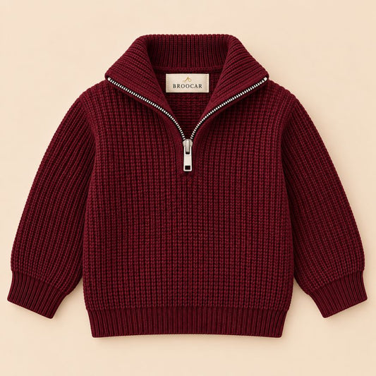 Half-Zip Knit Sweater