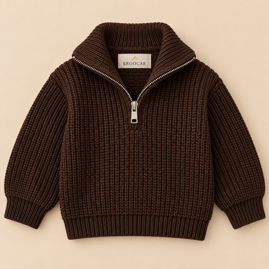 Half-Zip Knit Sweater