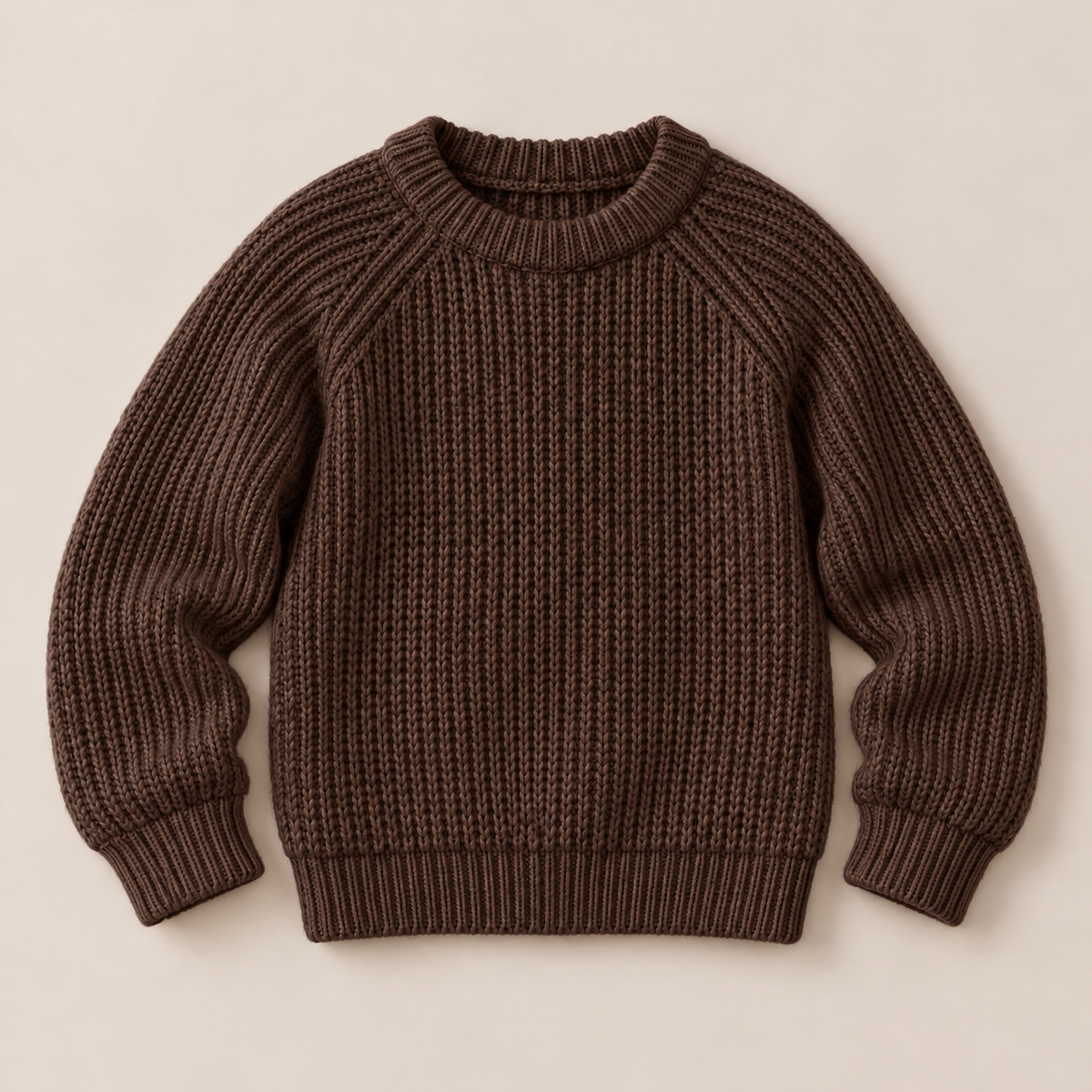 Crewneck Knit Sweater.