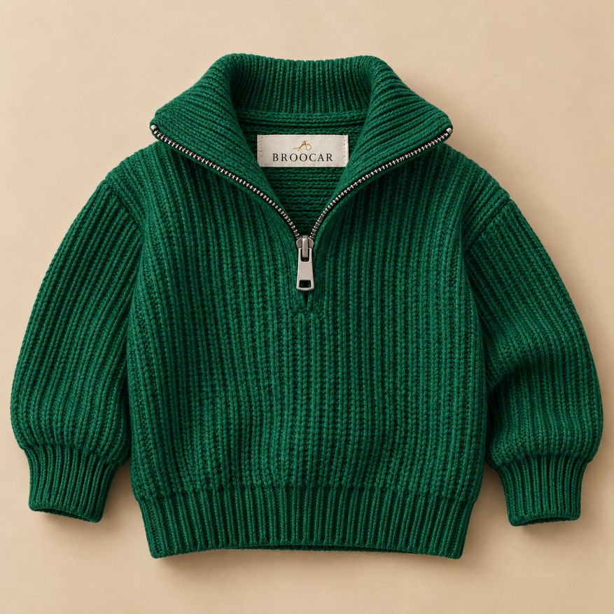 Half-Zip Knit Sweater