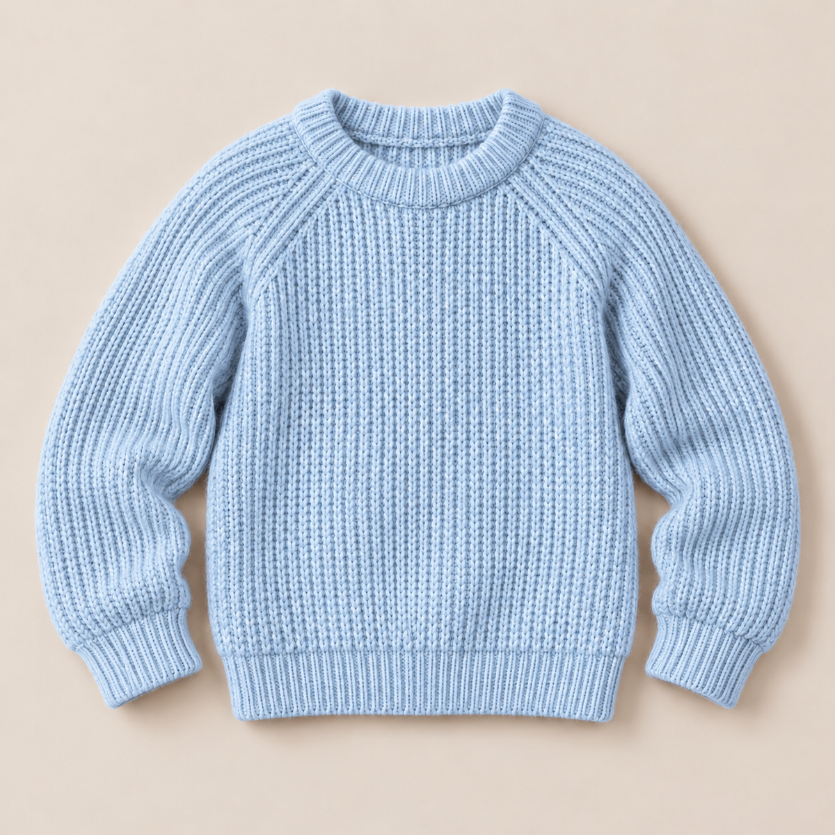 Crewneck Knit Sweater.