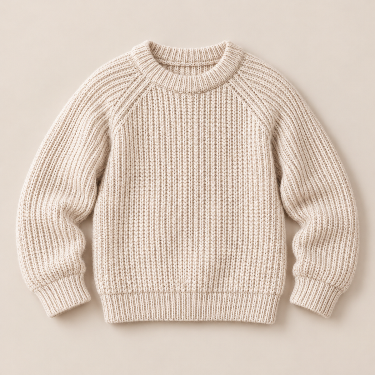 Crewneck Knit Sweater.